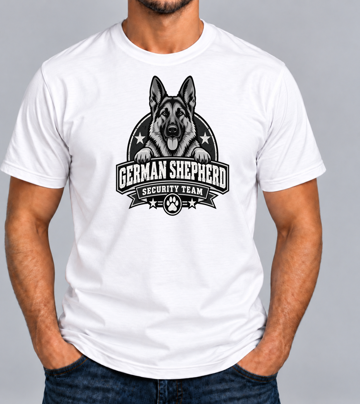 German Shepherd Security Team T-Shirt