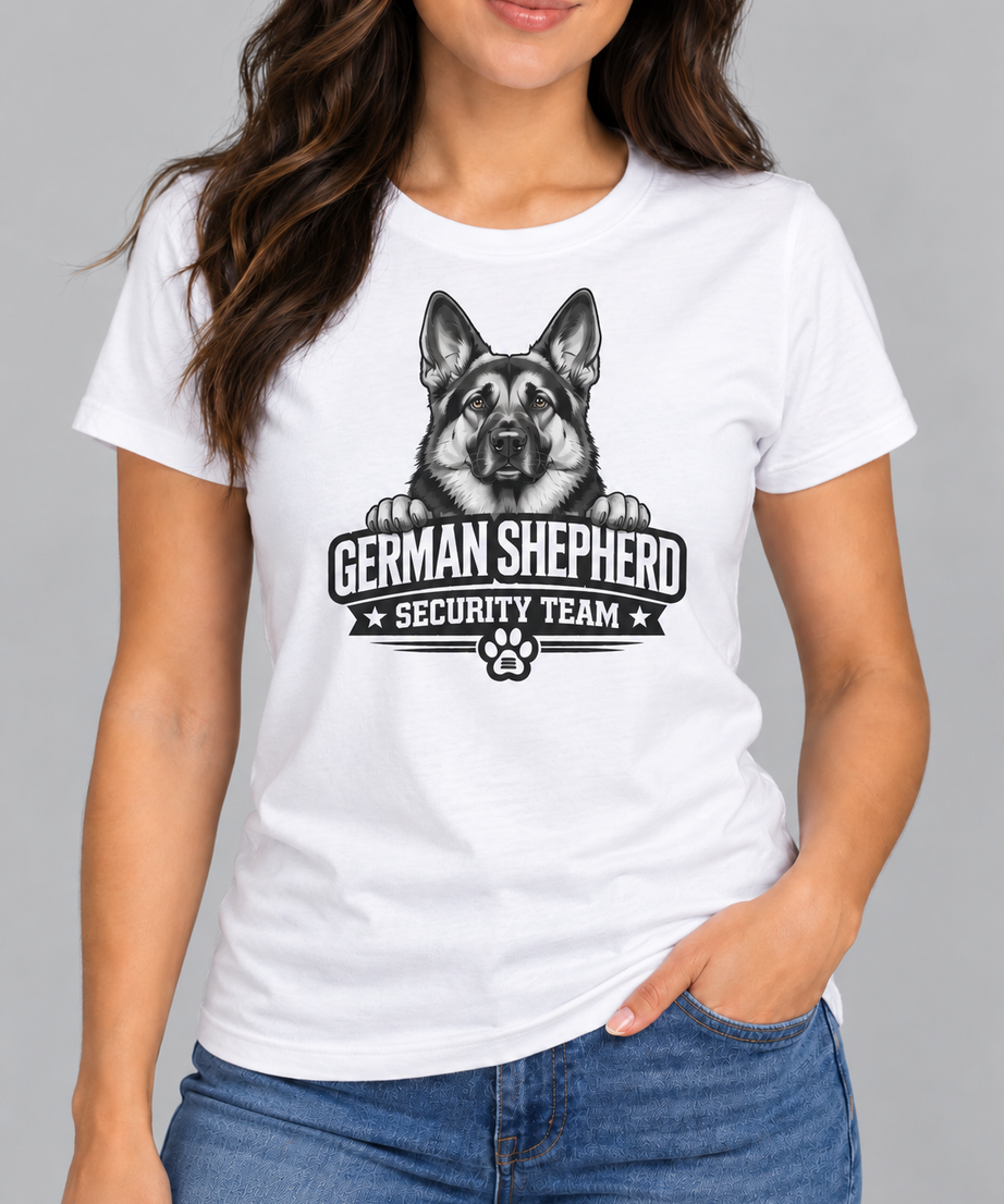 German Shepherd Security Team T-Shirt