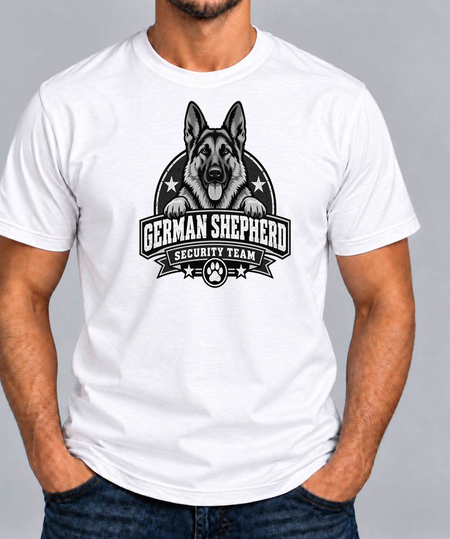 German Shepherd Security Team T-Shirt